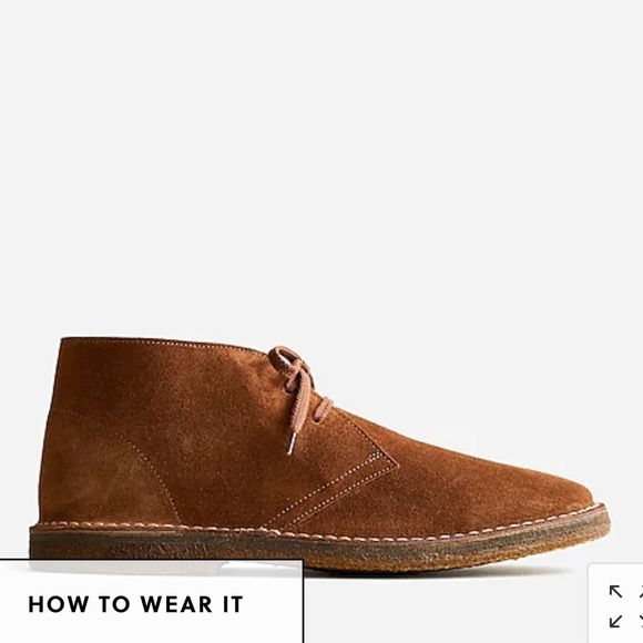 J Crew Unisex 1990 MacAlister boot in suede 79438 - Picture 3 of 6